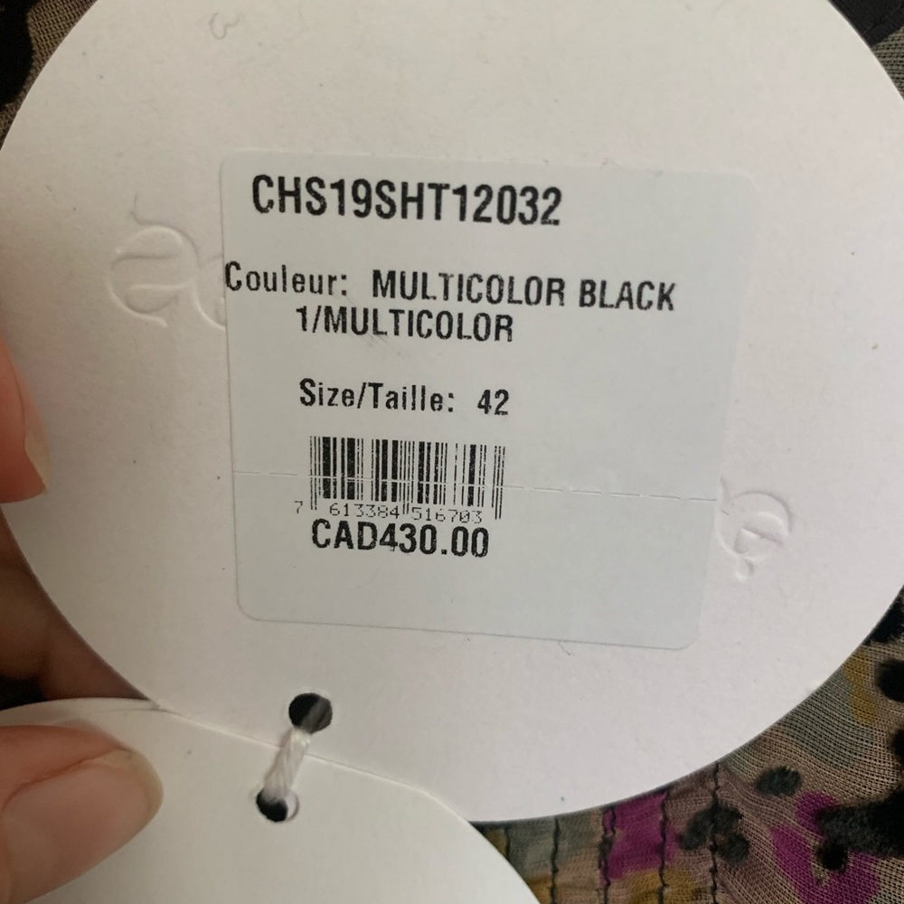 SOLD See by Chloe Paneled Devoré Silk Camisole - Picture 2 of 16